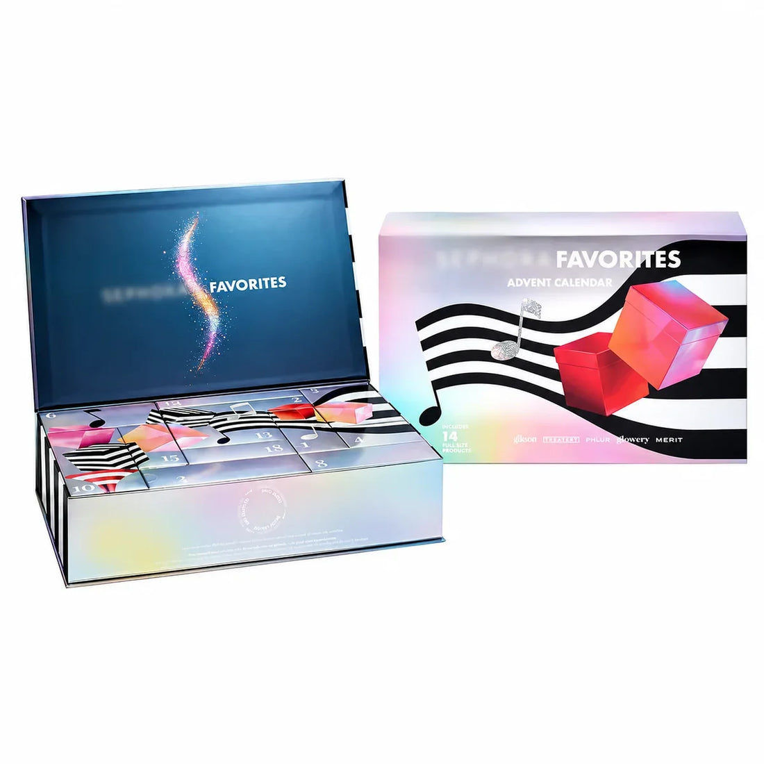 Adventskalender Favorites 2026 mit 24 Schubladen